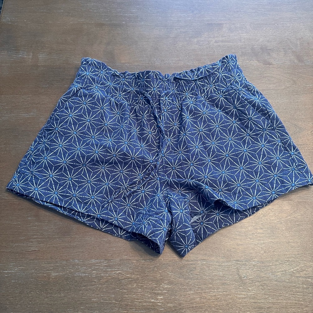 A New Day Navy Geometric Print Shorts
